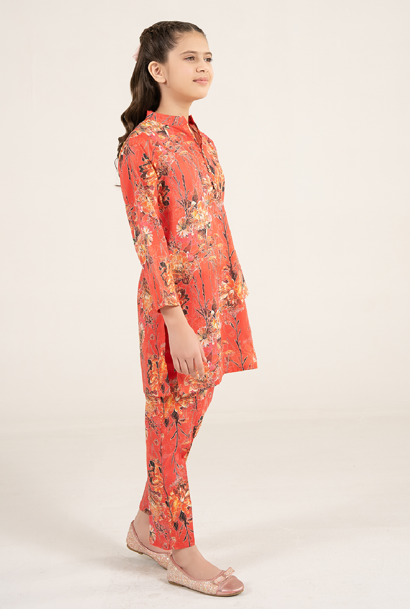 Bana Dora Lawn Floral Print Co Ord Set