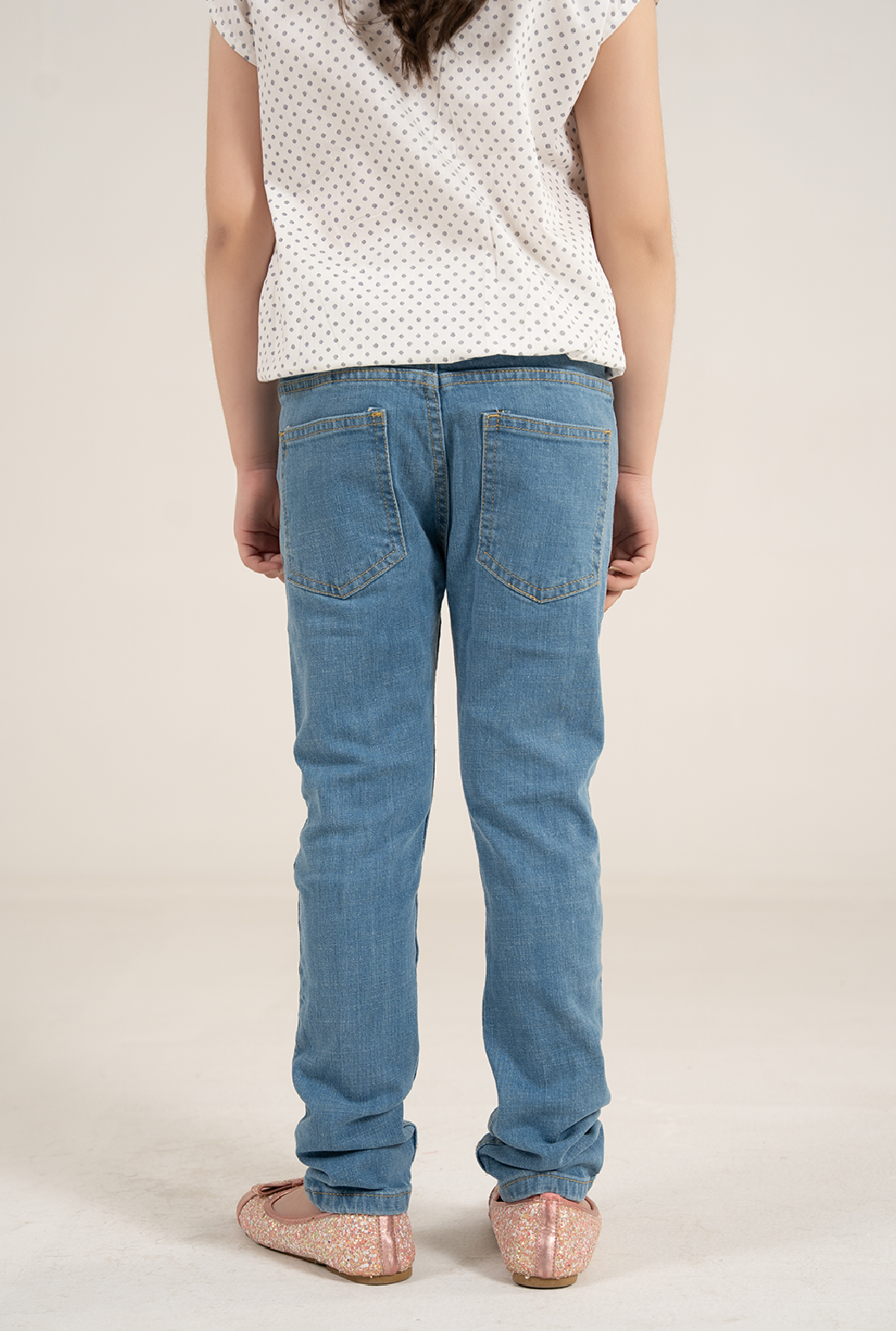 Elegant Dotted All-Over Print Beautiful Floral Embroidery