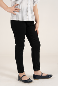 Stylish Girls’ Top Off White And Black Lineing