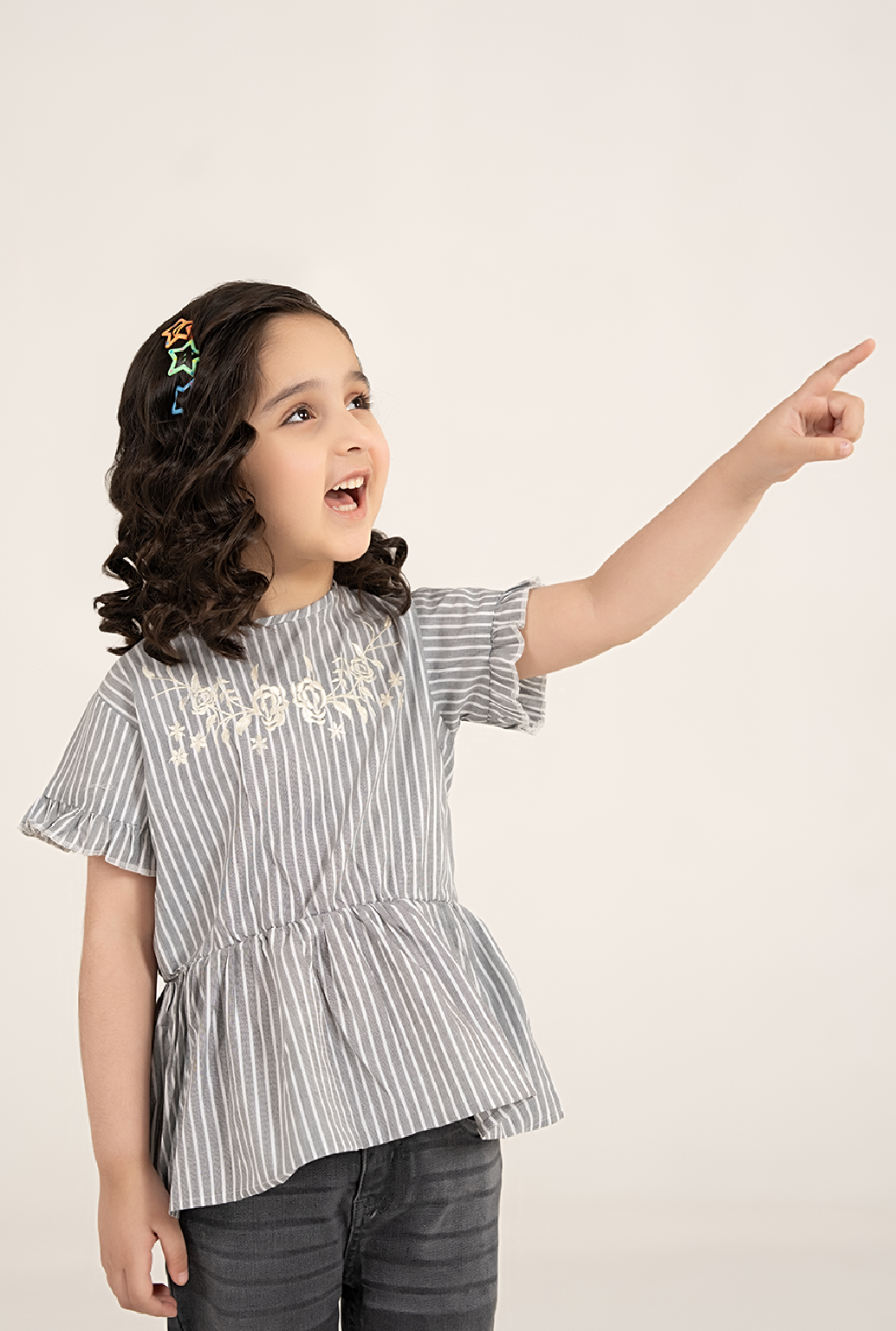 Stylish Cotton TOP With Chest Embroidrey Motive