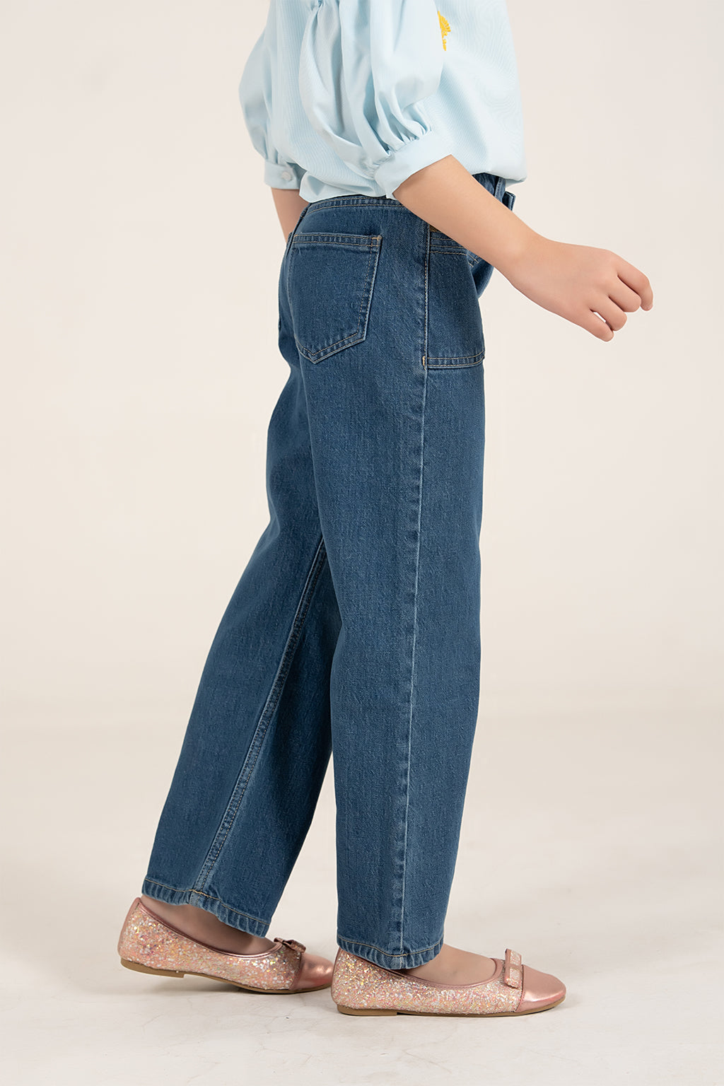 Cool Blue Small Embroidered Motifs