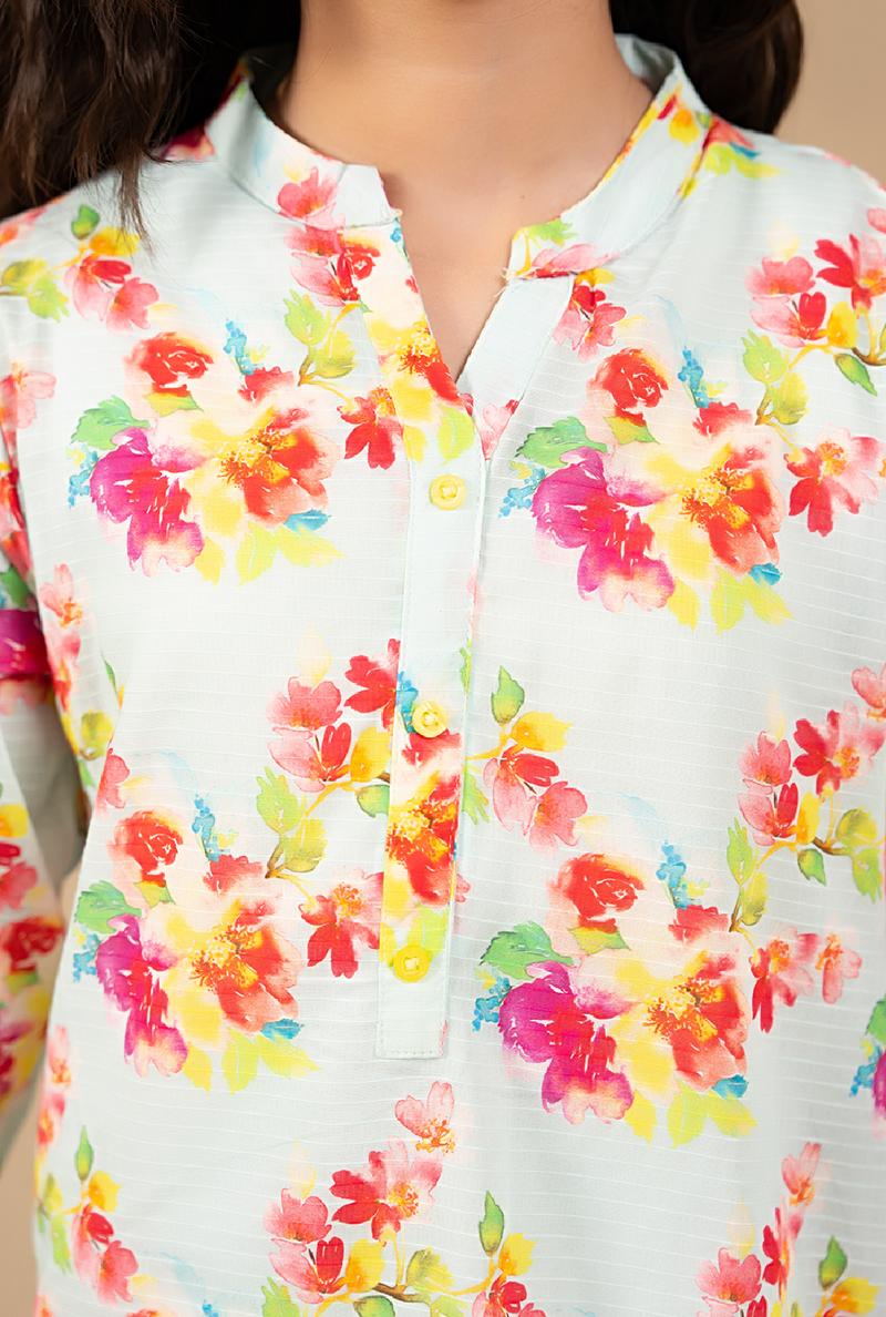 Beautiful Bana Dora Lawn Multicolor Floral Print