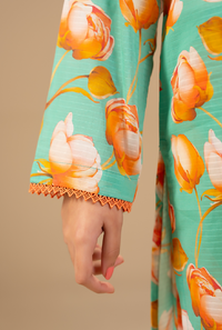 Stylish Bana Dora Lawn Kurta With Matching Trousers