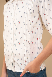 Stylish All-Over Printed Design With Side Plate,S