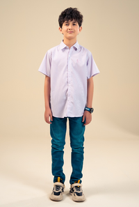 Light Purple Nino Check Shirt