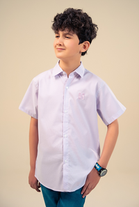 Light Purple Nino Check Shirt