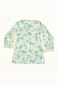 Light Green Floral Chicken Kari Suit