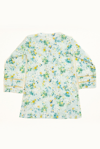 Light Green Floral Chicken Kari Suit
