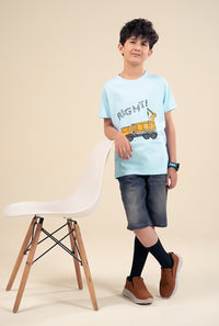 Sky Blue Little Builder “Right!” T-Shirt