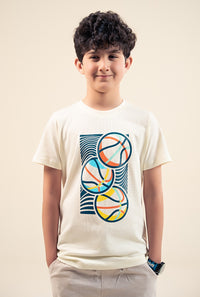 Basketball Fusion Print T SHIRT