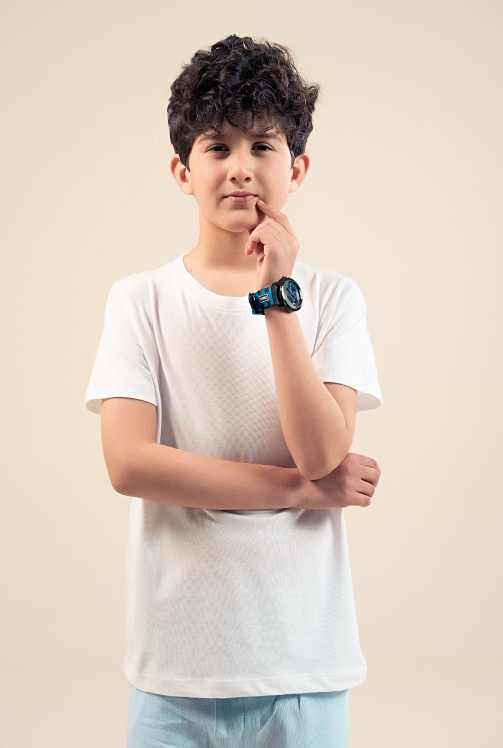 White Plain Cotton T-shirt