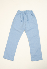 Light Sky Cotton Linen Boys Trouser