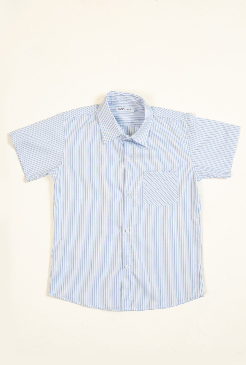 White And Blue Linning Casual Shirt